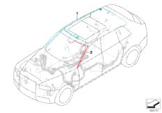 Пучок проводов крыша