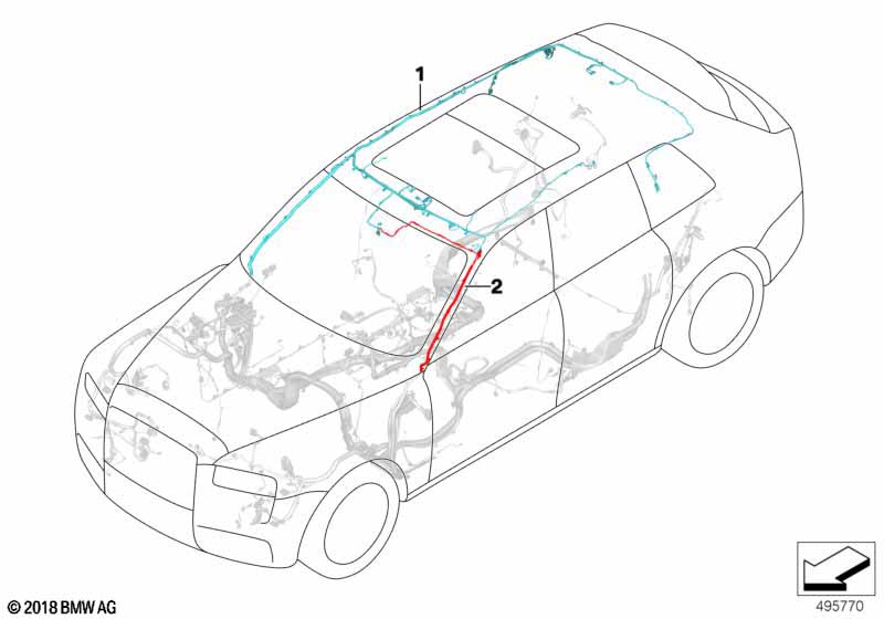 Пучок проводов крыша