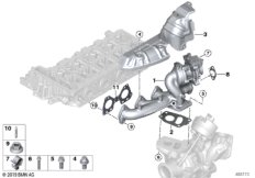 Турбонагн.с выпускным коллектором