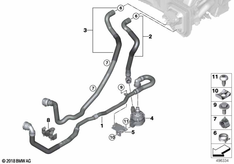 Шланги охлаждающей жидкости
