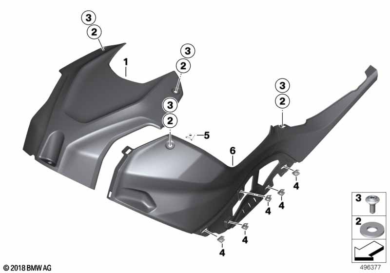 Облицовка топливного бака