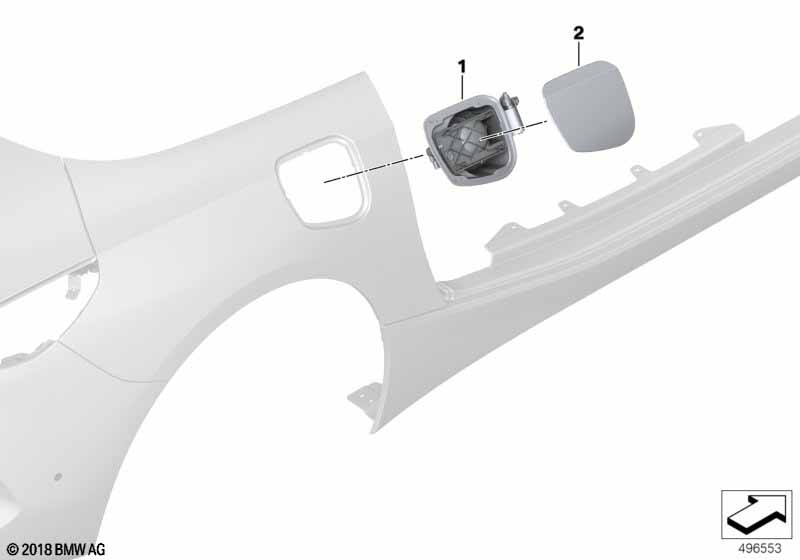 Заслонка заливного отверстия