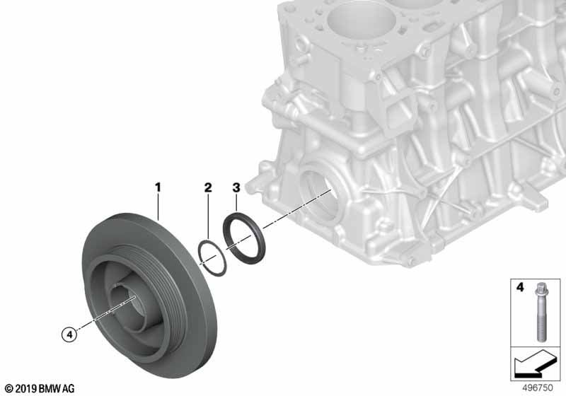 S58 шкив коленвала