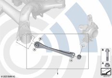 Ремкомплект продольного рычага подвески