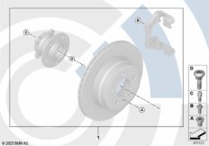 Ремкомплект подшипника ступицы кол.Зд
