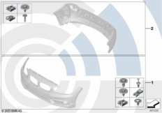 Монтажный комплект бампера