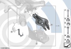 Ремонтный комплект рычага развала