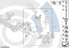 Установ.комплект амортизацион.стойки Пд
