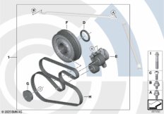 Ремкомплект ременного привода
