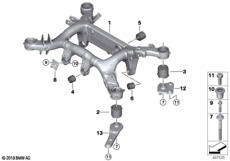 Резиновая подушка Зд