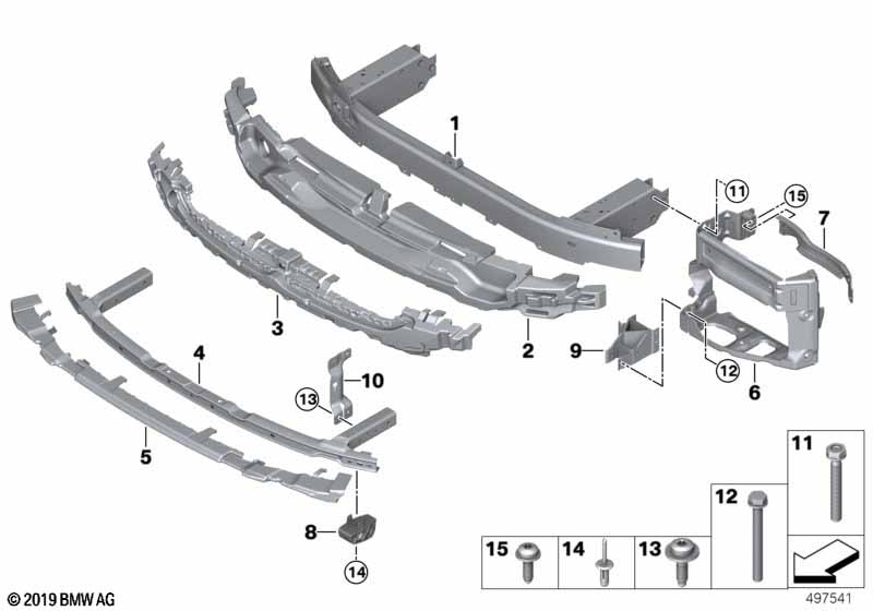 G11N усилитель бампера