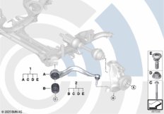 Ремкомплект тяги полноприв.