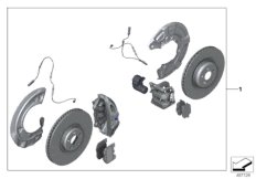 К-т тормоза M Performance Пд/Зд