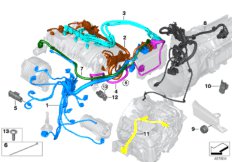 жгут проводов двигателя