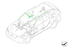 Пучок проводов крыша