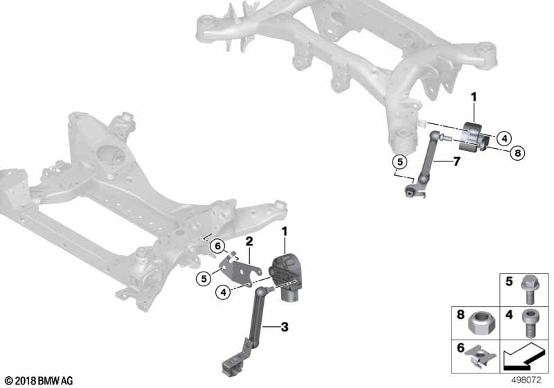 Датчик регулировки угла наклона фар