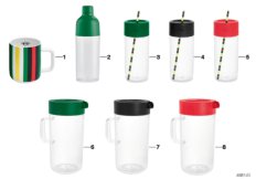 MINI 60 Years - бутылки и чашки