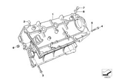 Блок-картер двигателя