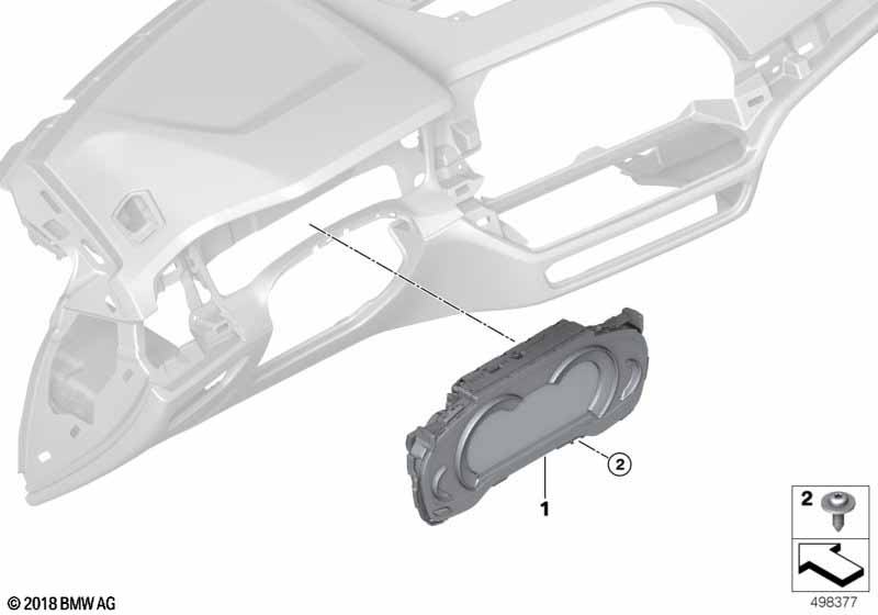 Комбинация приборов MID без HUD