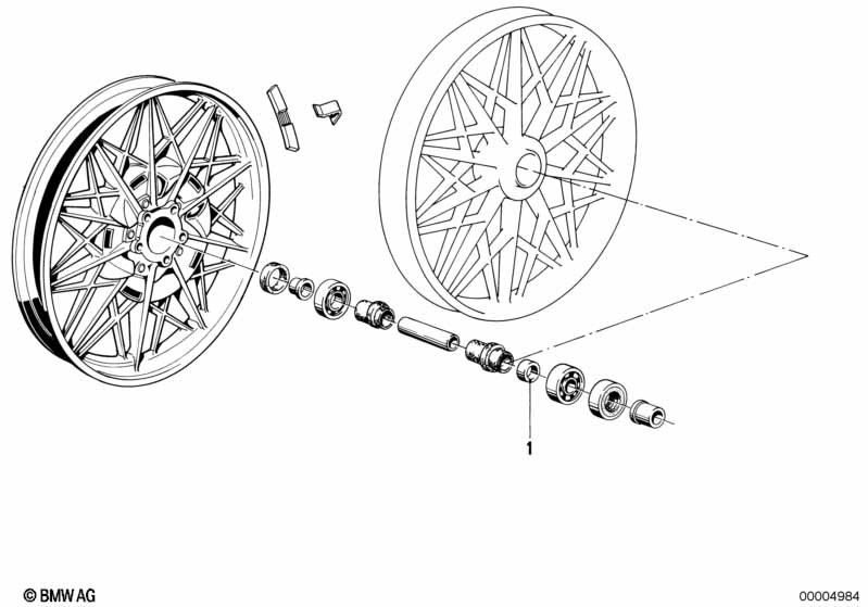 Распорные шайбы литого диска