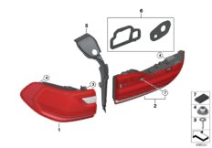 Блок задних фонарей