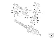 Задний мост с подвеской