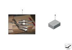 Система выпуска ОГ с катализатором