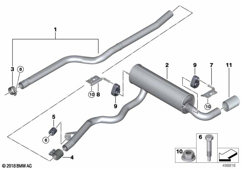 Система выпуска ОГ Зд