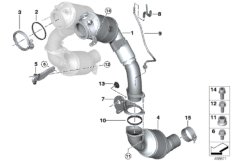Катализатор рядом с двигателем