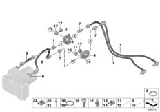 Трубопровод тормозного привода Пд