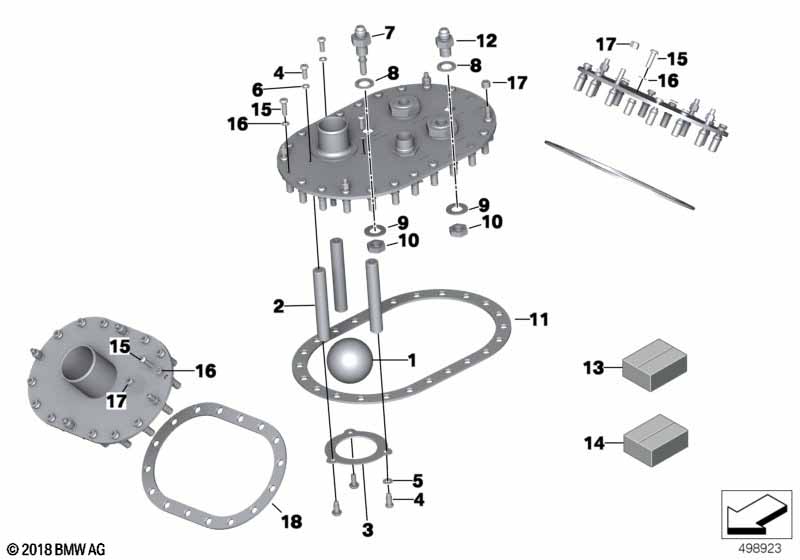 Топливный бак/дополнительные элементы