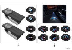 Дверной светодиодный проектор