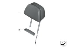 Инд.подголовник передн.сид.пов.комфортн.