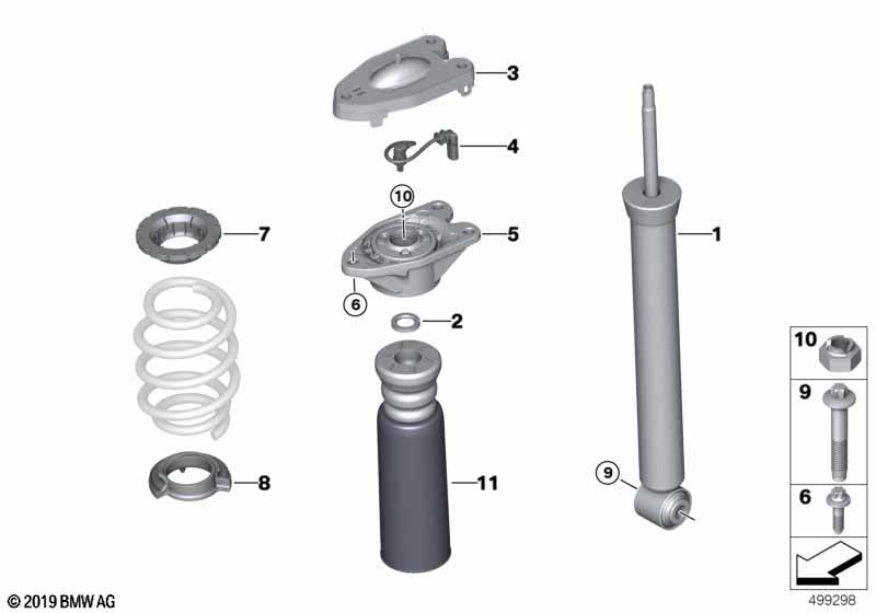Амортизатор Зд VDC