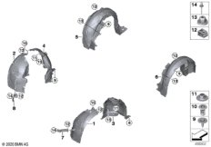 Защитный кожух колесной ниши