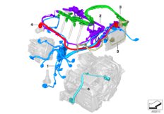жгут проводов двигателя