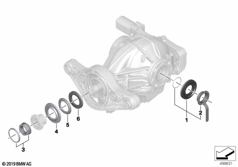 детали редуктора заднего моста