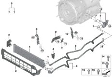 Радиатор охл.масла КПП/трубопр.масл.рад.