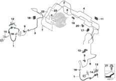 Трубопровод тормозного привода Пд