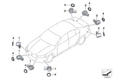 Сигнализация авар.сближен.при парк.(PDC)
