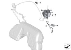 Фильтр с акт.углем/вентил.с.подачи топл.