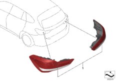 Переосн.блока задних фонарей Facelift