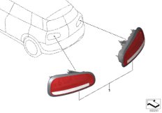 Переосн.блока задних фонарей Facelift