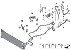 Радиатор охл.масла КПП/трубопр.масл.рад.