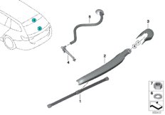 Детали омывателя заднего стекла