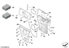 Корпус блока ГРМ