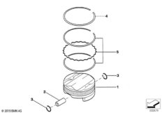 Поршень крив.-шатунного механизма´95/´96