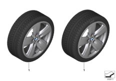 Колесо в сб.зим.звездообр.сп.517 - 16"