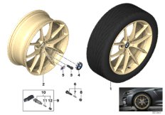 BMW л/с диск, Y-обр.спицы 763M - 19"
