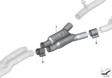 Средний глушитель